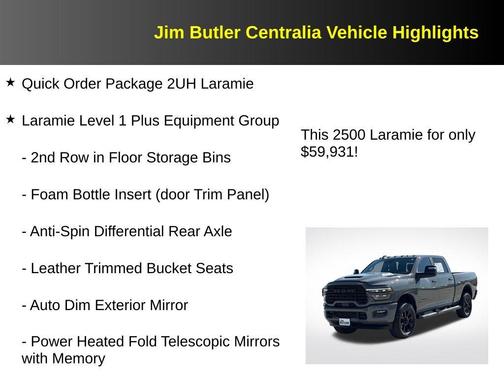 Ceramic Gray Clearcoat 2026 RAM 2500 Laramie