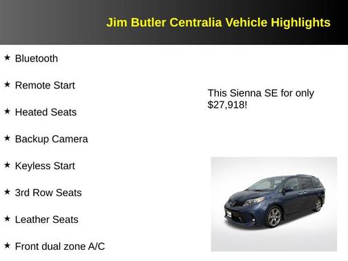 2019 Toyota Sienna SE