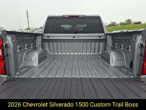 Sterling Gray Metallic 2026 Chevrolet Silverado 1500 Custom Trail Boss