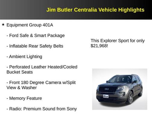 2018 Ford Explorer sport