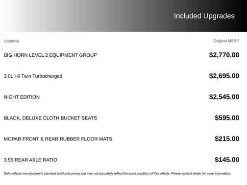 2025 RAM 1500 Big Horn/Lone Star