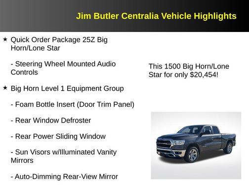 2019 RAM 1500 Big Horn