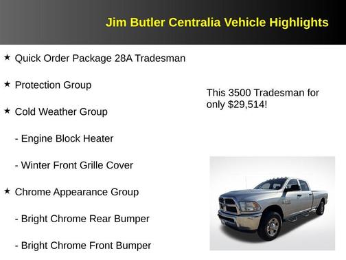 2015 RAM 3500 Tradesman