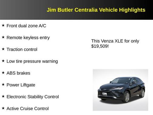 2021 Toyota Venza XLE