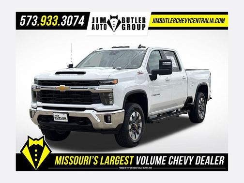 Summit White 2025 Chevrolet Silverado 2500 LT