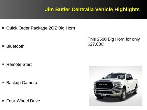 2021 RAM 2500 Big Horn