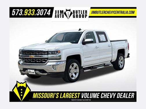 Summit White 2018 Chevrolet Silverado 1500 LTZ