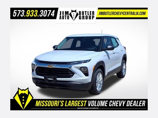 Summit White 2026 Chevrolet Trailblazer LS