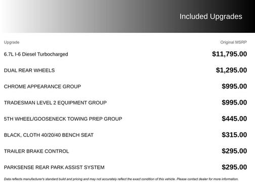 2019 RAM 3500 Tradesman