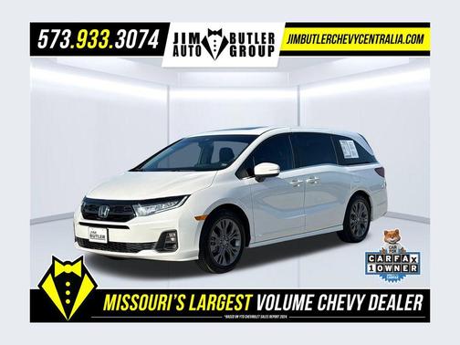 Platinum White Pearl 2025 Honda Odyssey Touring