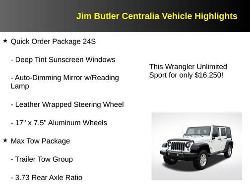 2015 Jeep Wrangler Unlimited Sport