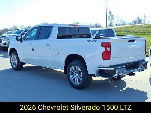 Summit White 2026 Chevrolet Silverado 1500 LTZ