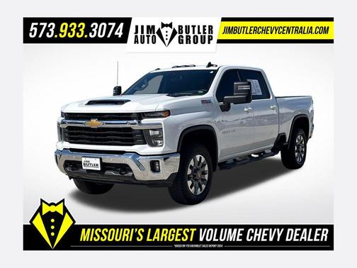 Summit White 2025 Chevrolet Silverado 2500 LT