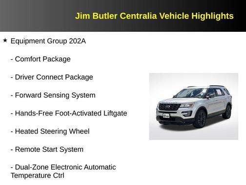 Ingot Silver Metallic 2017 Ford Explorer XLT