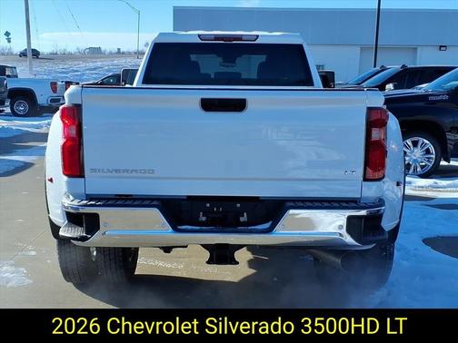 Summit White 2026 Chevrolet Silverado 3500 LT