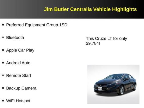 Tungsten Metallic 2017 Chevrolet Cruze LT