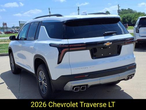 Summit White 2026 Chevrolet Traverse LT