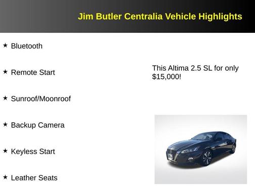 2020 Nissan Altima 2.5 SL