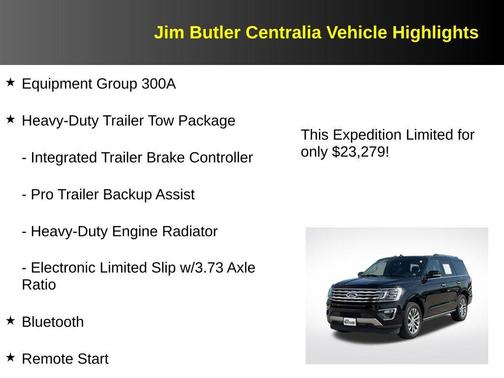 Shadow Black 2018 Ford Expedition Limited