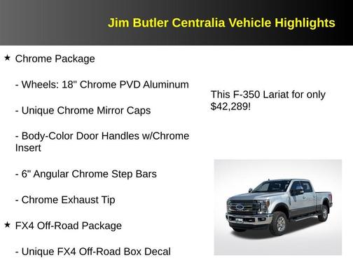 Ingot Silver Metallic 2019 Ford F-350 Lariat Super Duty
