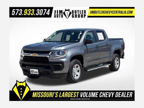 Satin Steel Metallic 2021 Chevrolet Colorado WT