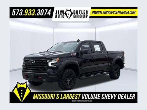 Black 2022 Chevrolet Silverado 1500 LT Trail Boss