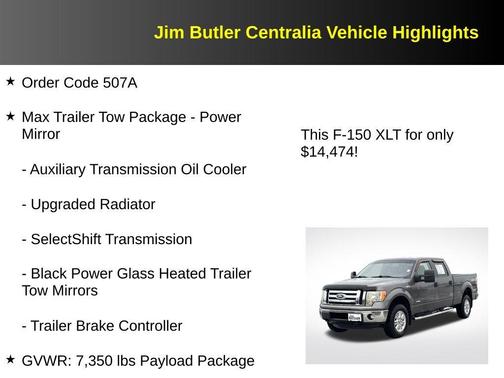 Sterling Gray Metallic 2012 Ford F-150 XLT