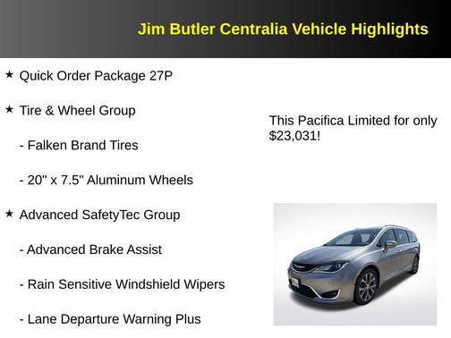 2018 Chrysler Pacifica Limited