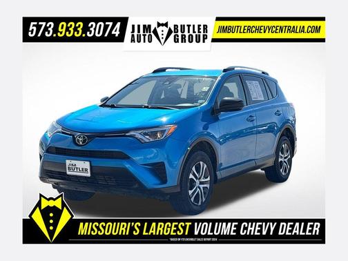 Electric Storm Blue 2018 Toyota RAV4 LE