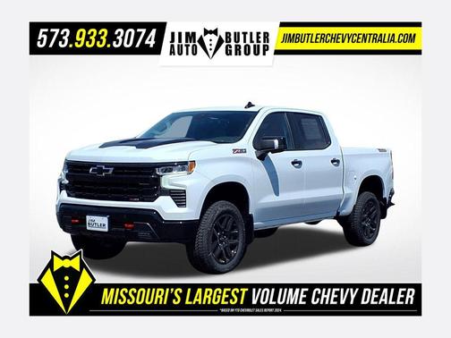 Summit White 2026 Chevrolet Silverado 1500 LT Trail Boss