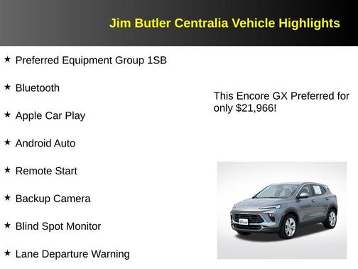 Moonstone Gray Metallic 2025 Buick Encore GX Preferred