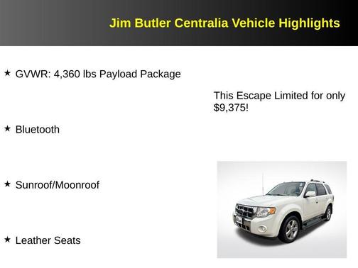 2009 Ford Escape Limited