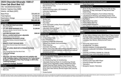 2025 Chevrolet Silverado 1500 LT