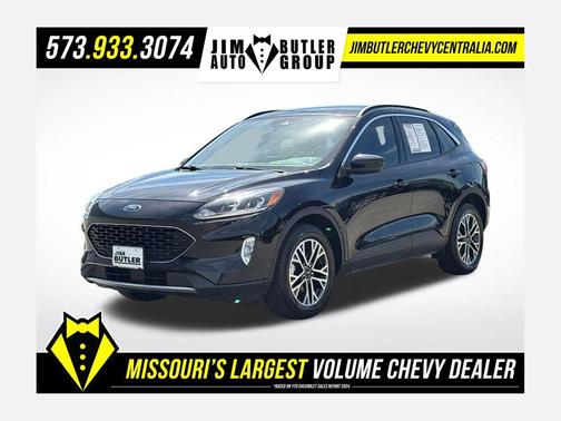 Black Metallic 2020 Ford Escape SEL