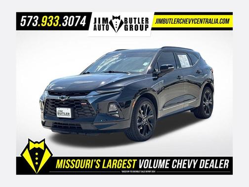 Black 2021 Chevrolet Blazer RS