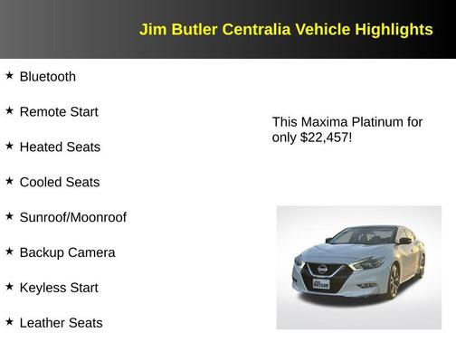 2018 Nissan Maxima 3.5 Platinum