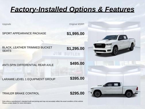 Bright White Clearcoat 2025 RAM 1500 Laramie