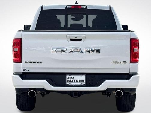 Bright White Clearcoat 2025 RAM 1500 Laramie