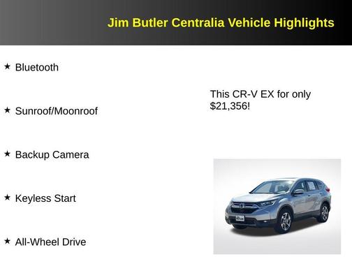 Lunar Silver Metallic 2019 Honda CR-V EX
