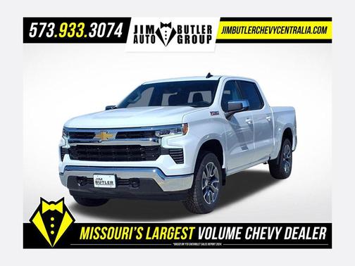 Summit White 2026 Chevrolet Silverado 1500 LT