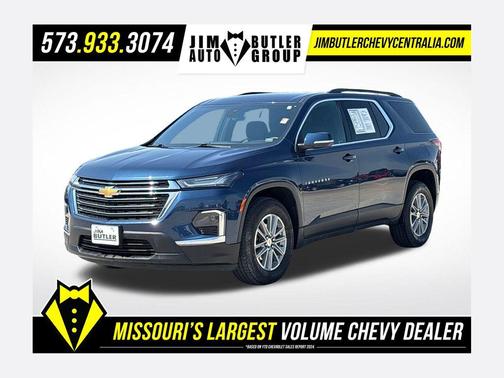 Northsky Blue Metallic 2023 Chevrolet Traverse LT Cloth