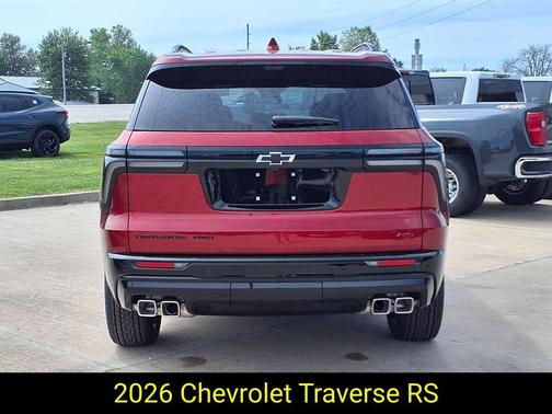 Radiant Red 2026 Chevrolet Traverse RS