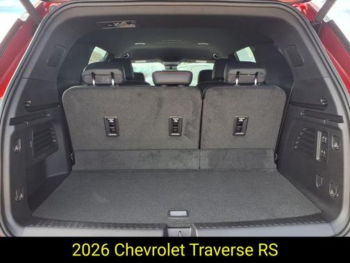Radiant Red 2026 Chevrolet Traverse RS