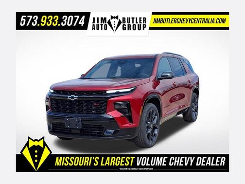 Radiant Red 2026 Chevrolet Traverse RS