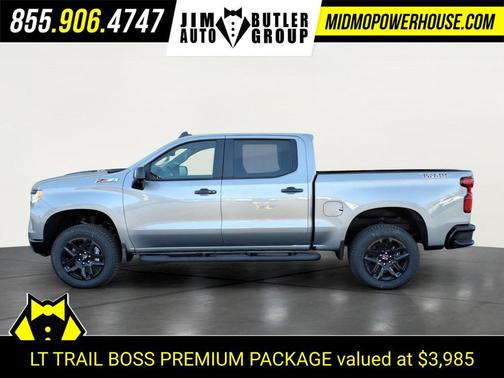 Sterling Gray Metallic 2026 Chevrolet Silverado 1500 LT Trail Boss