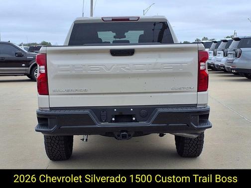 White Sand 2026 Chevrolet Silverado 1500 Custom Trail Boss