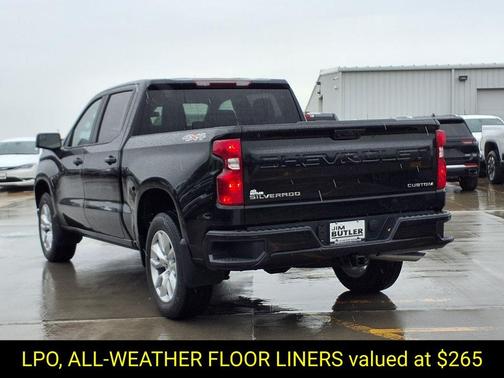 Black 2026 Chevrolet Silverado 1500 Custom