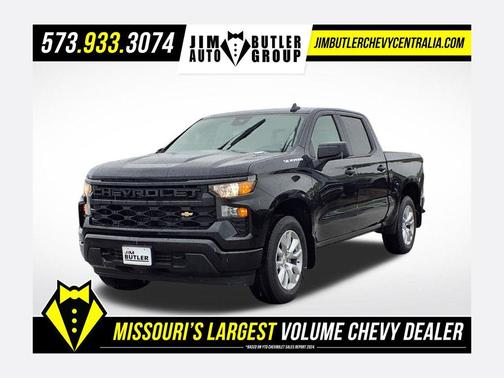 Black 2026 Chevrolet Silverado 1500 Custom