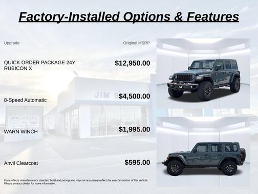 Anvil Clearcoat 2025 Jeep Wrangler Rubicon