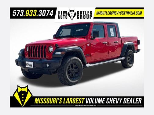 Firecracker Red Clearcoat 2020 Jeep Gladiator Sport
